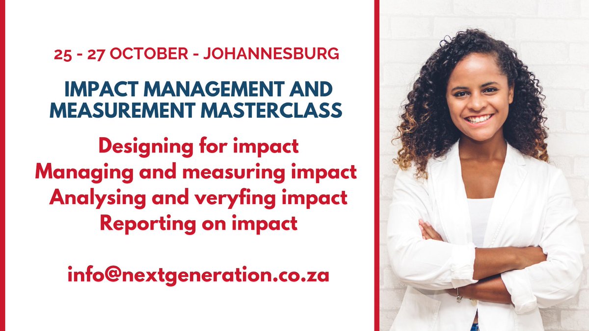 ImpactIndex_org's tweet photo. Grantmaker, donor or philanthropist? Social or impact investor? Social enterprise or social purpose organisation? Want to understand, measure, verify or analyse the impact you achieve? Consider our last Masterclass for 2022.
#impactmanagement #impactmeasurement
#impactreporting https://t.co/3xt2KG7vOB