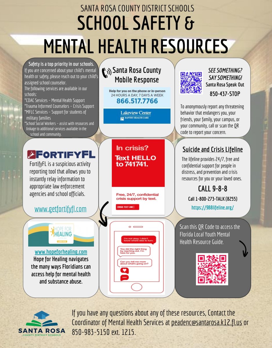 This week is designated as National Suicide Prevention Week. It's Ok to not be OK, but you don't have to be alone in your struggle. People &amp; resources are available to you. Have questions? Connect directly with your school counselor. #togetherwewin #srcds1stchoice #bestchoice
