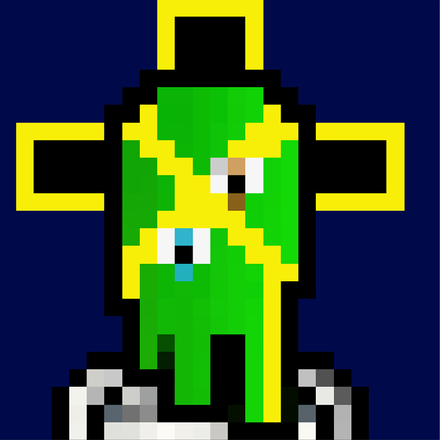lvcteam8's tweet photo. Melted Cross Sold On Primary Market to UNK Collector, Still Many Unique Pixels Are Available On @objktcom 
#tezos #pixelart #LVC #Meltedeyes https://t.co/dKY1mmgCSC