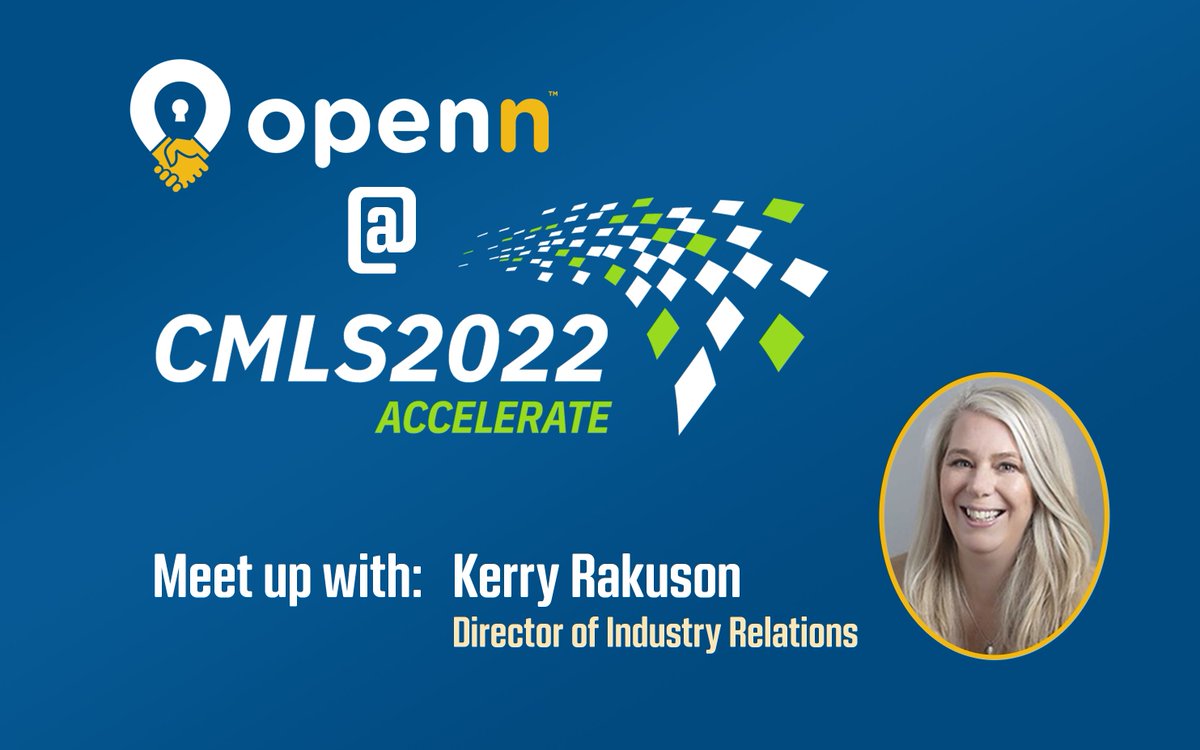 openn_na's tweet photo. It's time to head to Indy and connect with Openn's very own Kerry Rakuson @krakuson , Director of Industry Relations. Join her at the CMLS2022 Accelerate where you can grab a limited-edition gift and maybe just maybe win a prize too.
#CMLS2022 #opennnorthamerica #offermanagement https://t.co/dnGy290hYU