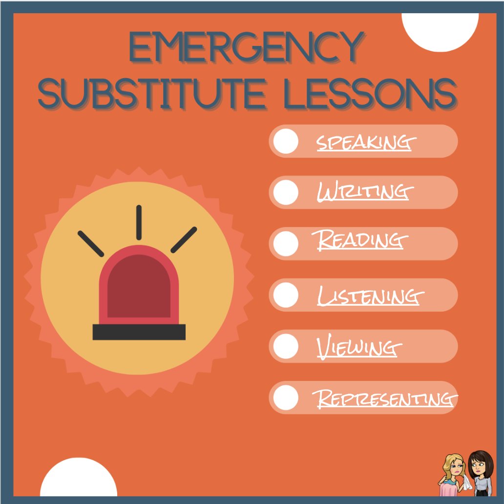 🚨Do you have an emergency substitute lesson ready for the 22-23 school year? This NEW collection from #ELL2point0 provides short activities to practice 6 modes of communication all on the same topic: teamwork. 👯 #Ell2point0 #JCPSDigIn 

Click for a copy: bit.ly/3KYx0oA