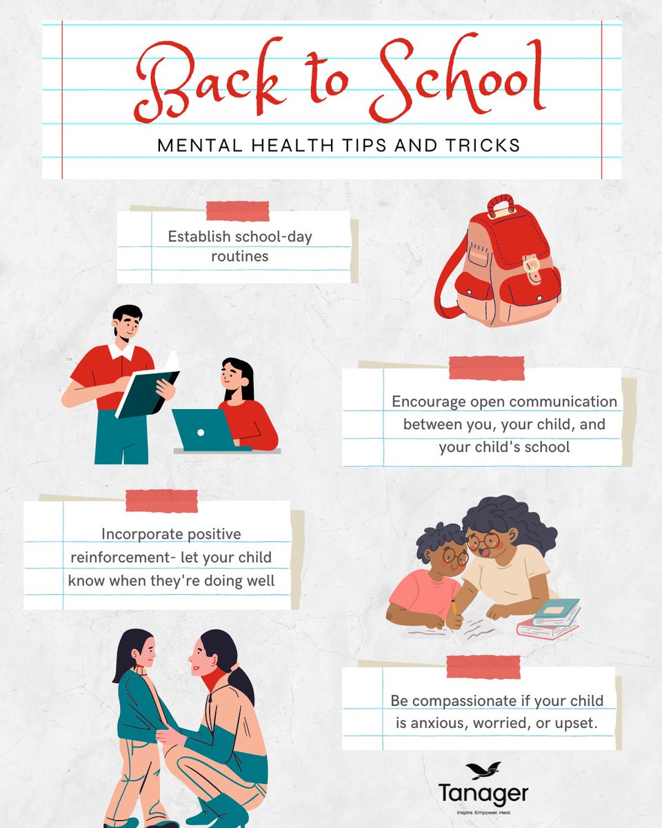 Going back to school can be a challenging transition for many kids. Here are a few simple ways you can support your student's mental health during this time.