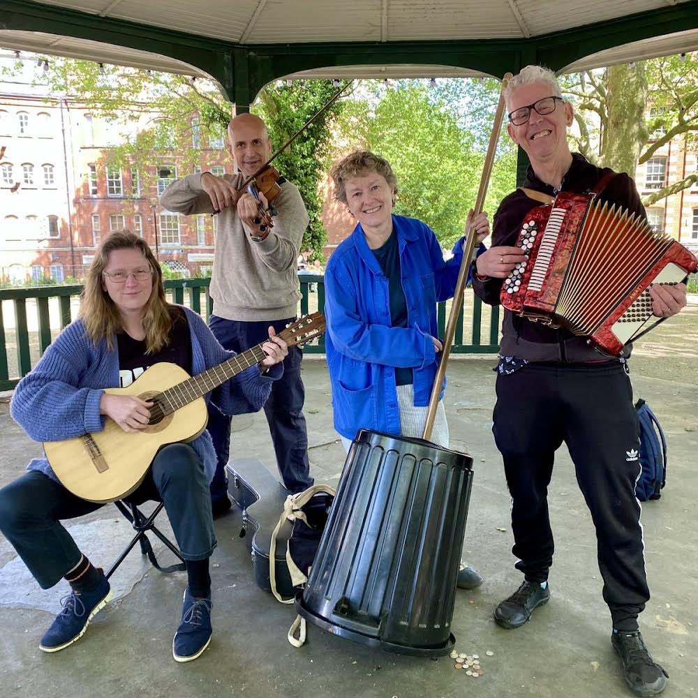 We’ll be playing folk music during our residency at the #partywallgallery for this weekend's <a href="/bsidefest/">b-side</a> on the #isleofportland We will play music outside the gallery on Saturday and on Sunday, both days at 1pm. Hope you can make it!