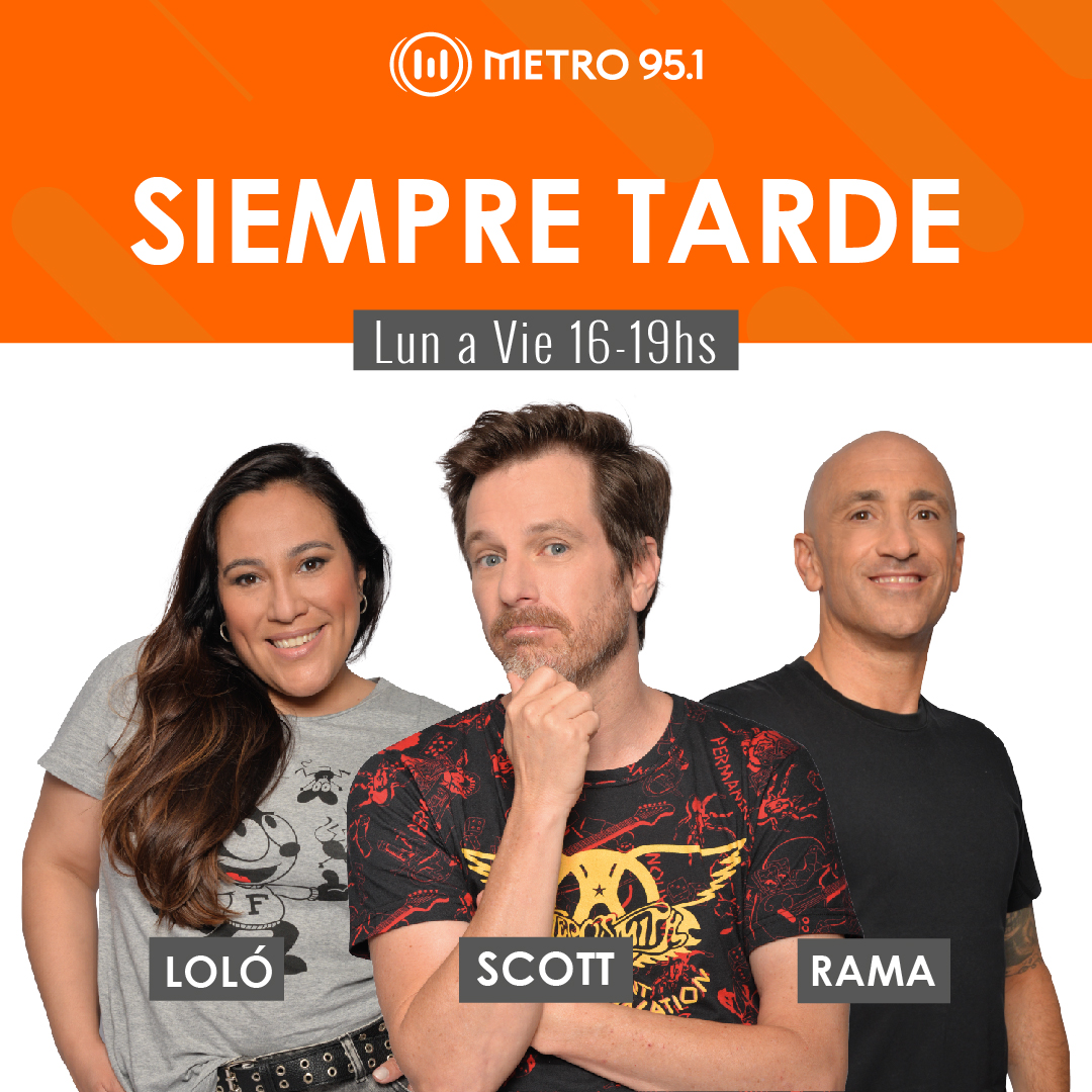 🔊Llegó #Siempretarde al aire de la radio 👐 
--> De 16 a 19hs solo por #Metro951 <a href="/diegoscott/">diego scott</a> <a href="/MuozLolo/">Loló Muñoz</a> <a href="/ramapantorotto/">Rama Pantorotto</a>