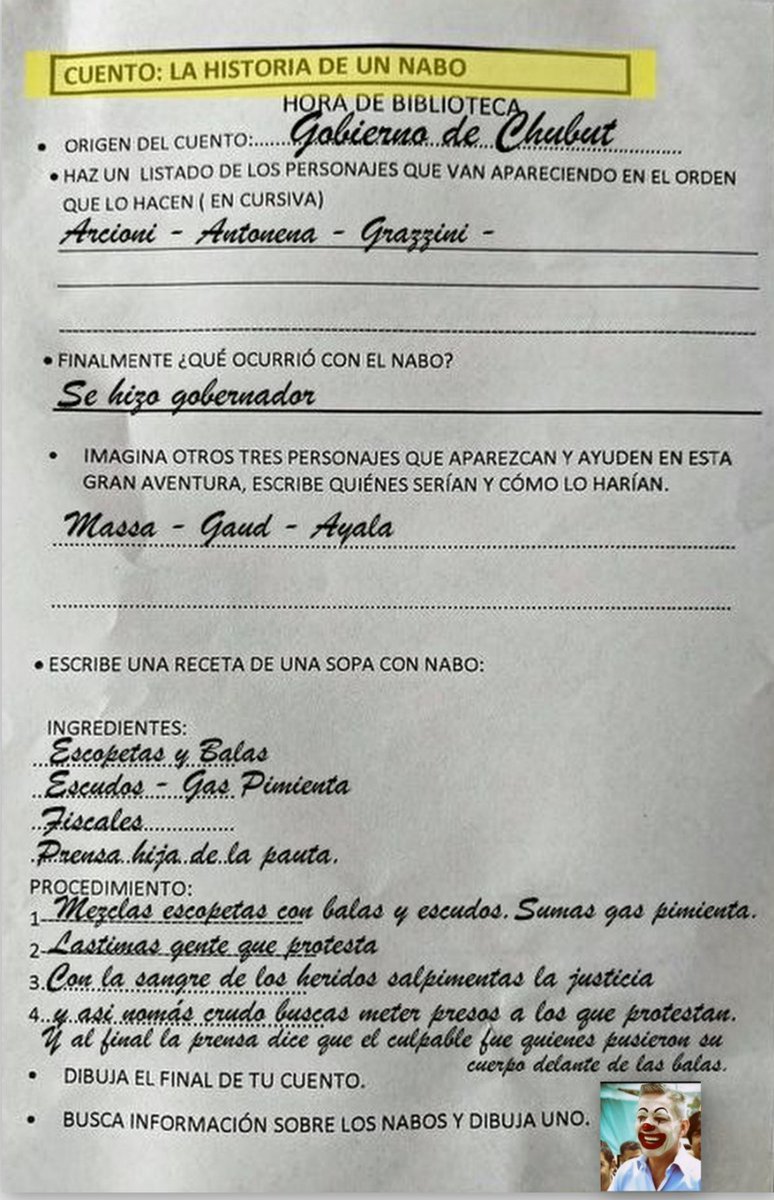 PerrosLluvia's tweet photo. Ojo! Despues de intentar con ideologias de genero etc...Están queriendo imponer los personajes de las candidaturas en la hora de biblioteca.
La tarea la mandó a la redacción el alumno Ayalo. https://t.co/7d0cnKkixC