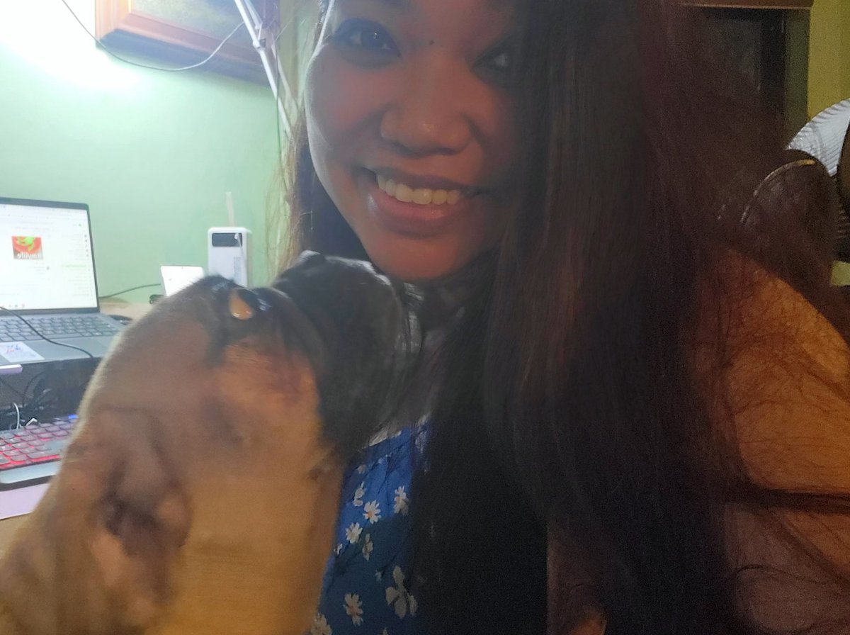MarYeL_LaGmAn's tweet photo. I needed some fixer-upper today. So Pinky stayed with me the whole night. And even attended 3 global meetings on my behalf. Lotsa Hugs for granmama 💜🐾 - Love, Pinky Babuy Twinkletoes Lagman #PinkyThePuggle #Puggle #PuggleLove #PuggleProblems #PuggleLife https://t.co/enGNsAlLaG