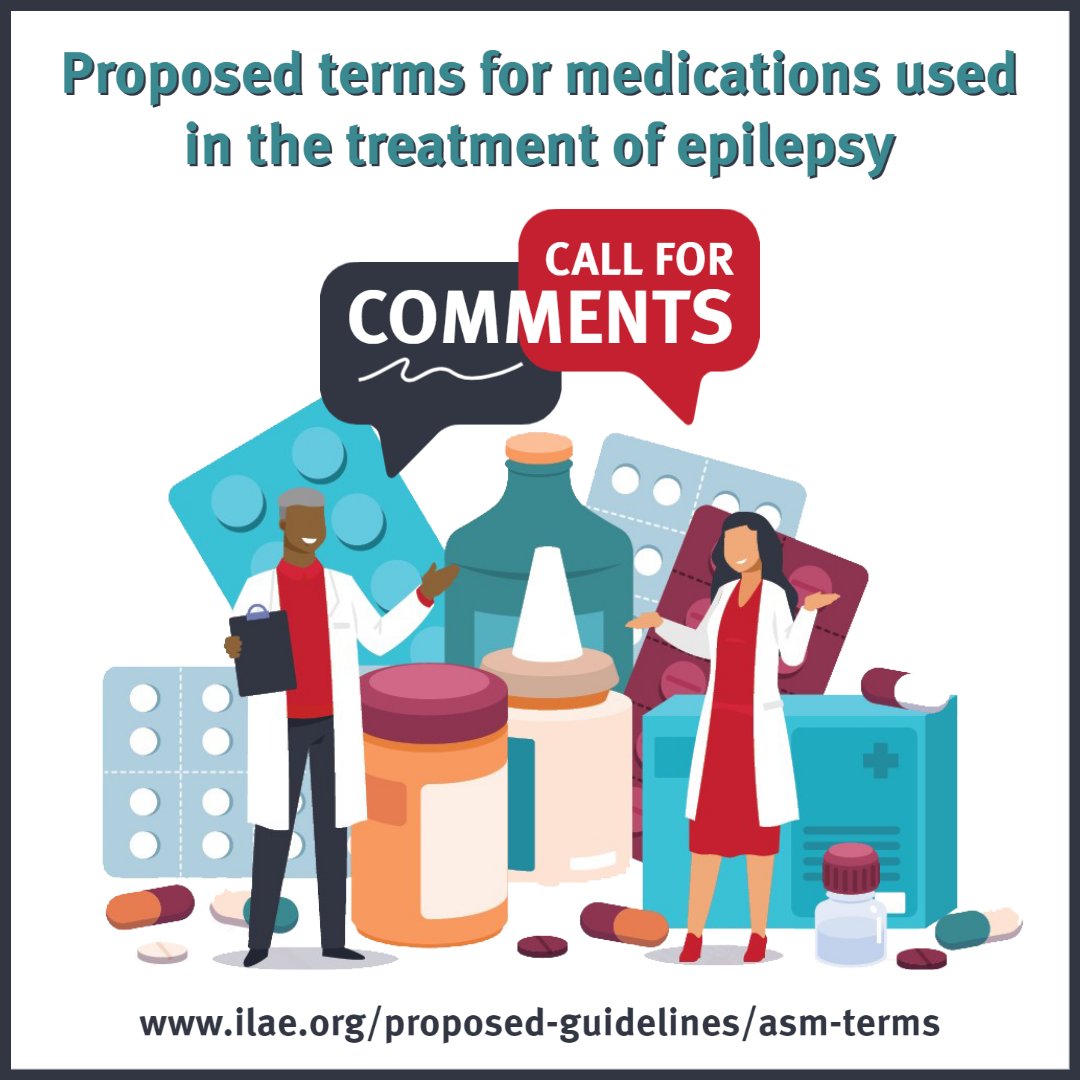 IlaeWeb's tweet photo. The #ILAE Nomenclature Task Force prepared a paper about terms to describe #epilepsy medications and treatments. The draft is open for public comments through 29 October 2022 - https://t.co/fzmhvMl3WQ https://t.co/tp5ABBXEe5