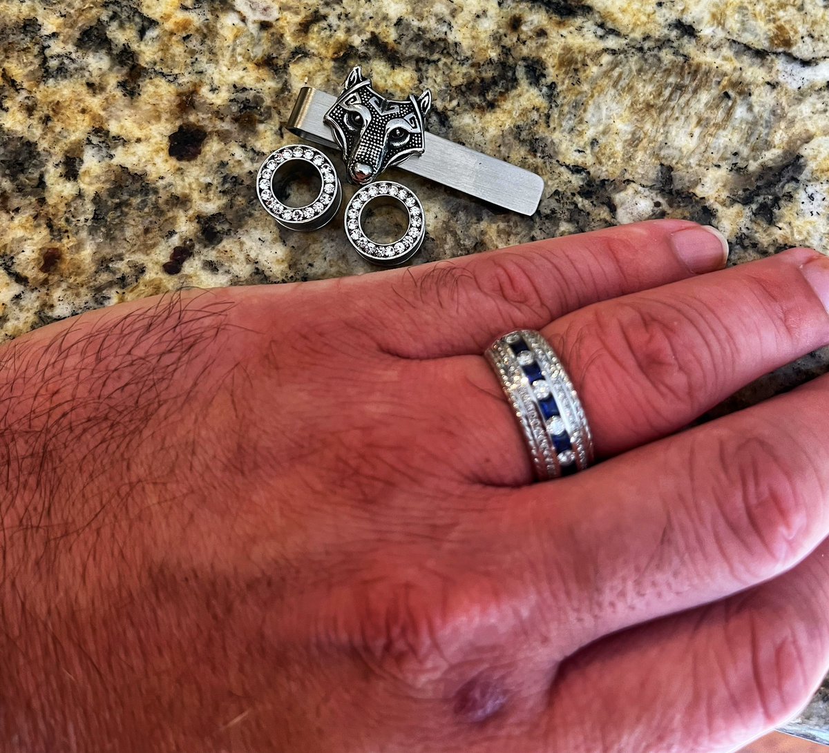 DCoopOfficial's tweet photo. Epic wedding set😎🤘🏼Wait until you see the cuff links😏#WolfPackWedding https://t.co/9pOWnAeB0L