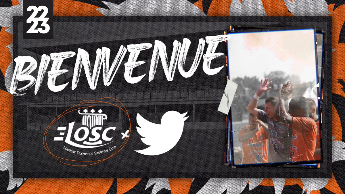 LoudeacOSC's tweet image. 👋🏻BIENVENUE👋🏻

Le LOSC se lance enfin sur Twitter ! 🐦

Au programme, de l'actualité, des infos en direct et du contenu inédit sur le club et l'univers Tangos. Alors, abonne-toi pour ne rien louper. 🧡🖤

#ALLEZTANGOS 💪🏻