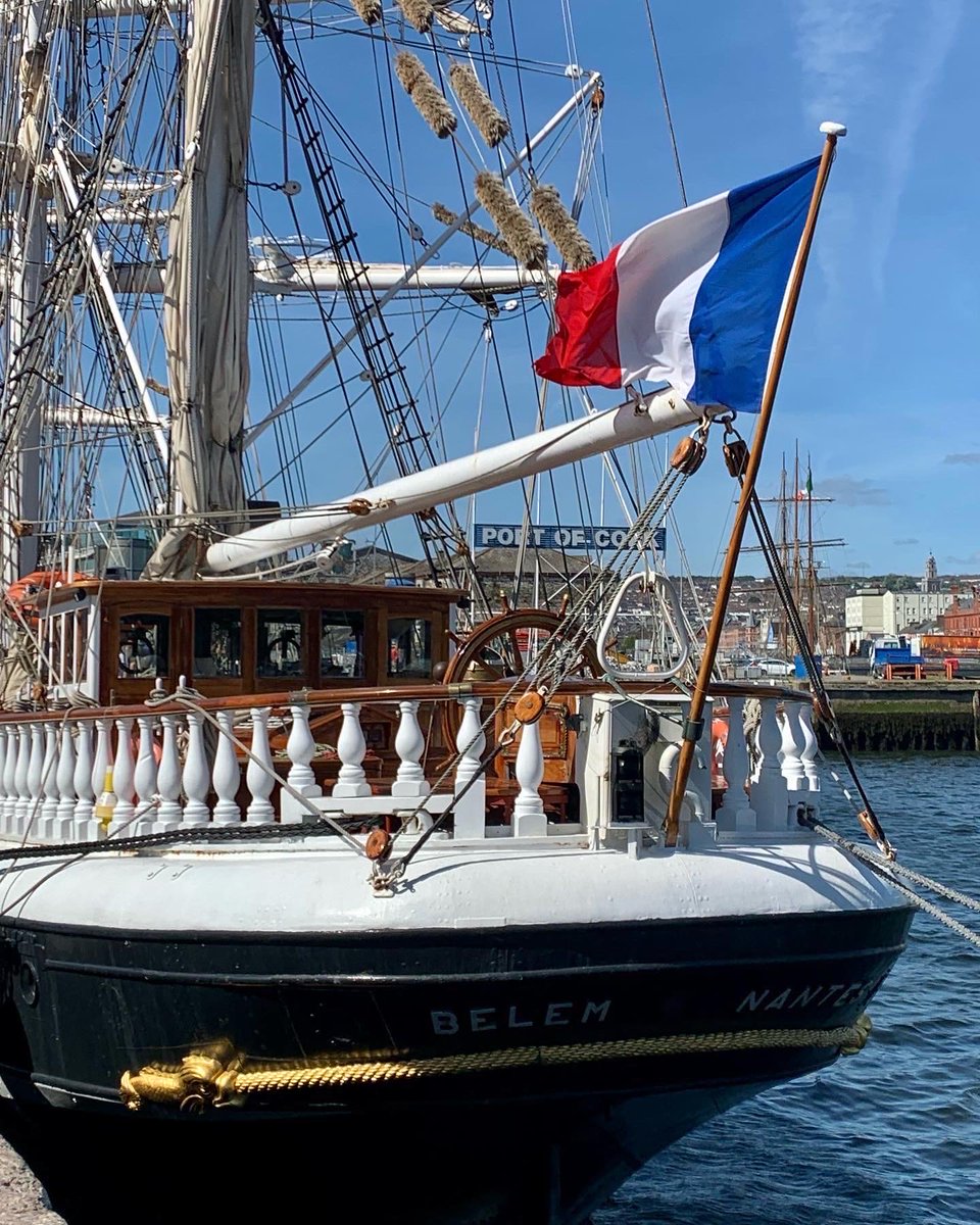 DrChrisLukeCork's tweet photo. Summer in Cork
The magnificent 126 year old three-masted barque, Belem. Originally a cargo ship, travelling between South America and Nantes, it is now a fully restored sail training ship, and a real beauty up close.
#Belem #threemastedbarque #Cork #PortOfCork #SailTraining https://t.co/04s3F7AfnF