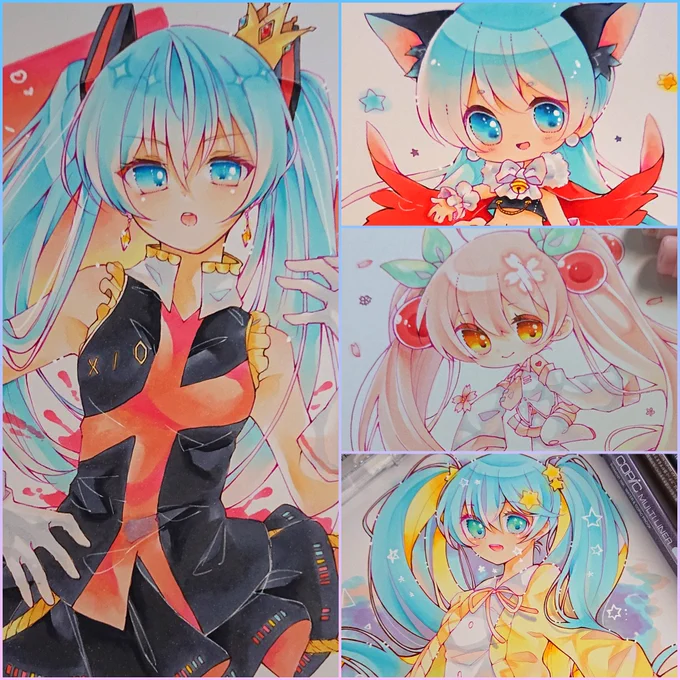 新規絵無いけど普通のミクちゃんもあげたかったので再掲の民#初音ミク誕生祭2022 