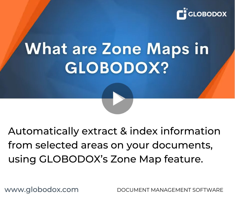 globodox's tweet image. Automatically extract &amp;amp; index information from selected areas on your documents, using GLOBODOX’s Zone Maps feature. 🔍

zcu.io/ezyB 

#files #documents #documentindexing #fastindexing #fastsearch #zonemaps #documentmanagement #dms #fastsearch #documentsearch