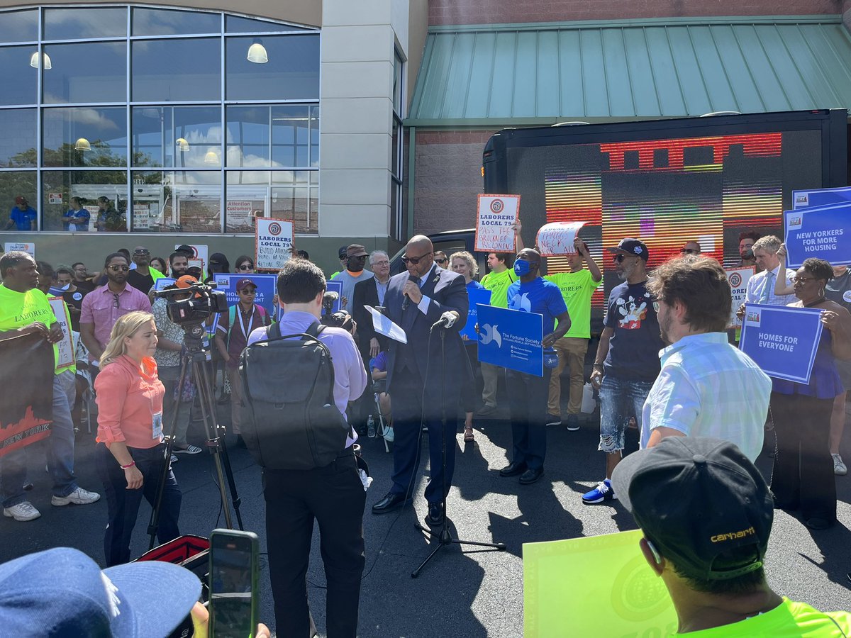 thefortunesoc's tweet image. We’re rallying today to support #JustHome and other affordable housing plans in The Bronx. Grateful to stand with community members, partner organizations and advocates.