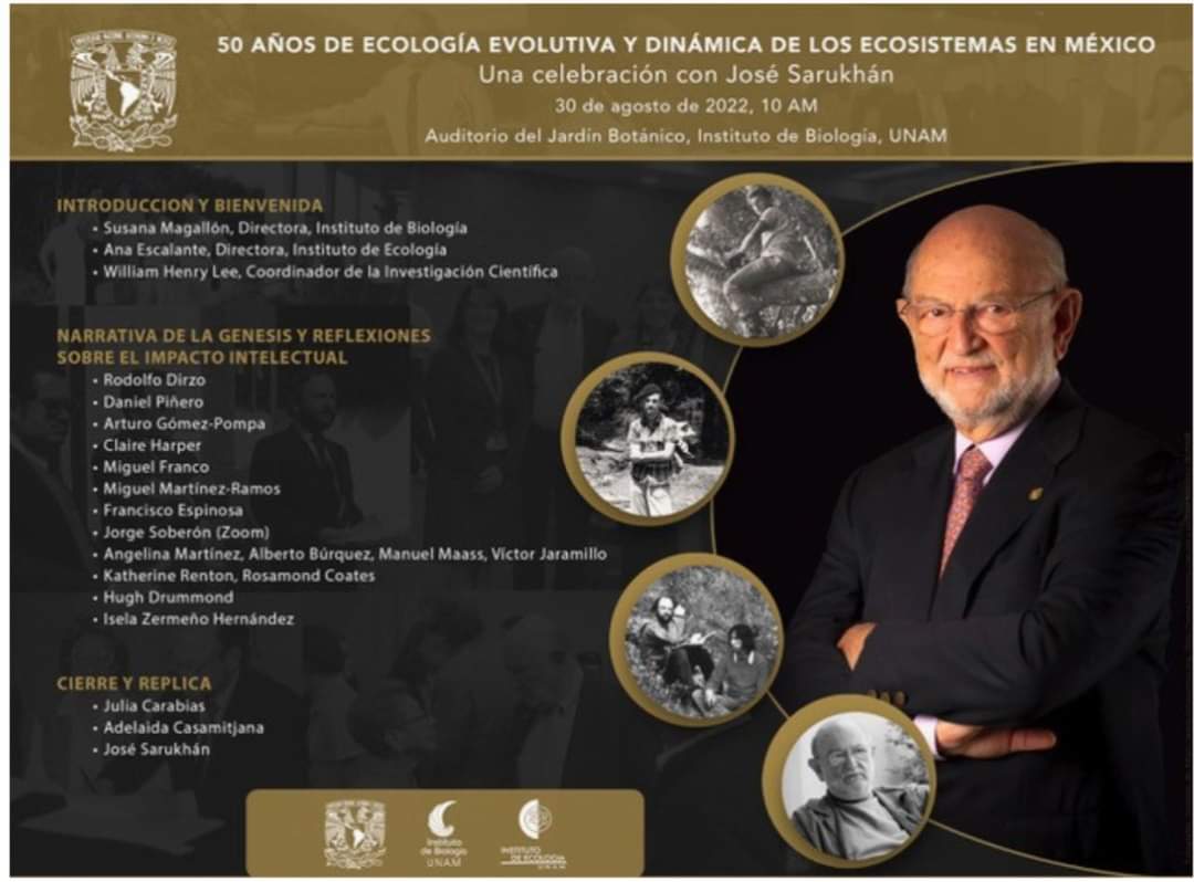 Homenaje #DrSarukhan en <a href="/ib_unam/">@ib_unam</a> <a href="/IEcologiaUNAM/">Instituto de Ecologia,UNAM</a> @Conabio 
youtube.com/watch?v=dRYX6Q…