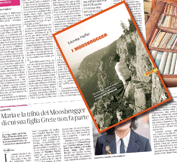 KellerEditore's tweet photo. "Il libro è un ottimo esempio di autofiction, un riuscito mix di fantasia e realtà, in cui Monika Helfer erige un monumento alla memoria della sua bellissima nonna, Maria..."

Elsa Nemec parla della novità #IMoosbrugger su @il_piccolo Grazie! https://t.co/NsbvdbLnwI