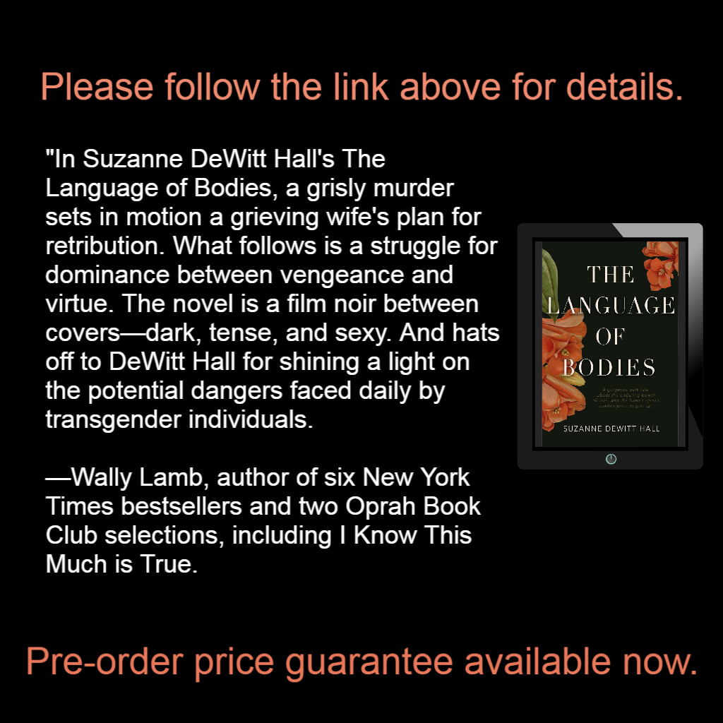 IHaveABook4U's tweet photo. "And hats off to DeWitt Hall for shining a light on the potential dangers faced daily by transgender individuals." ~
@WallyLambAuthor #bestsellingauthor
#TLOB by @smDeWittHall
https://t.co/zEFa8RJXxe
#wallylamb #prelaunch #BookTwitter
#sale #bookboost #bookreviews #newbooks https://t.co/13v5Bd0NiR