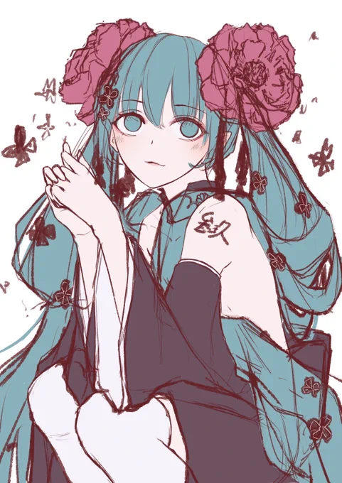 今回あまり制作過程載せれなかったので、こちらで。ラフ→下書き→線画+ベース塗り→完成こうやって見ると塗りで印象すごく変わりますねー\(  ・ω・ )/ 