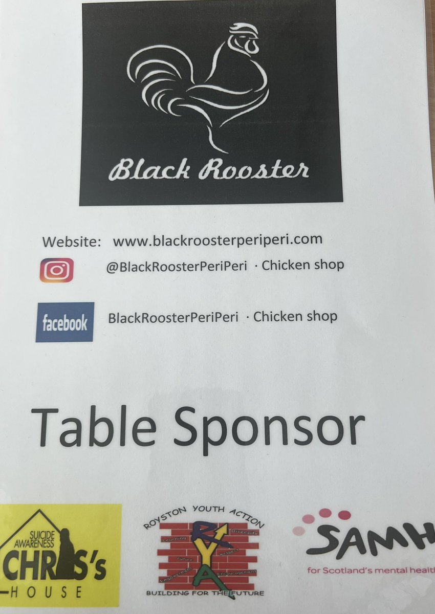 RoystonYouthAct's tweet photo. Thanks to all the businesses and organisations who sponsored tables too, we appreciate your continued support for the work we do ❤️ #CommunityFriends #CommunityPartners

@HubOnTheHillCa1 @PeriRooster @Mickkennedy1904 https://t.co/fxKF8VMtbX