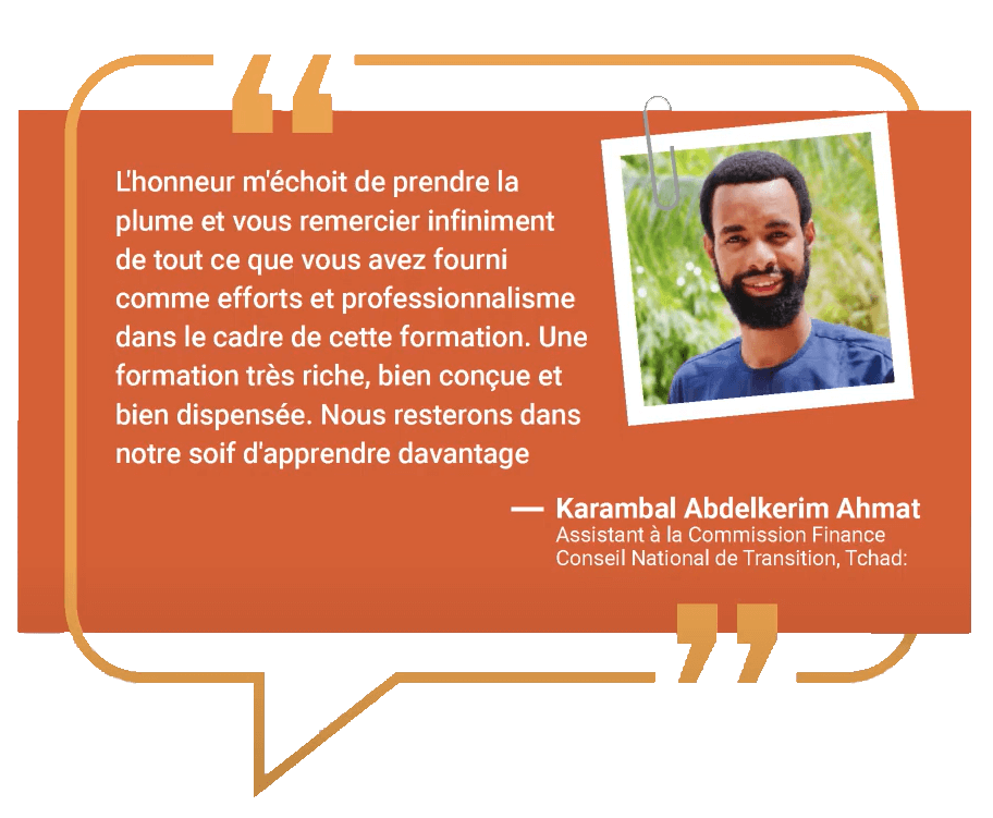 FiscalTrans's tweet photo. Le cours en ligne "La #transparencebudgétaire pour dévt" de GIFT a été testé de sept 2021 à mars 2022. Lisez ce que nos diplômés ont à dire sur leur expérience ici.
Ou mieux encore, inscrivez-vous dès maintenant et racontez-nous votre expérience ! 👇
https://t.co/u6mYvlkyWo https://t.co/0wlUJD1cJ5