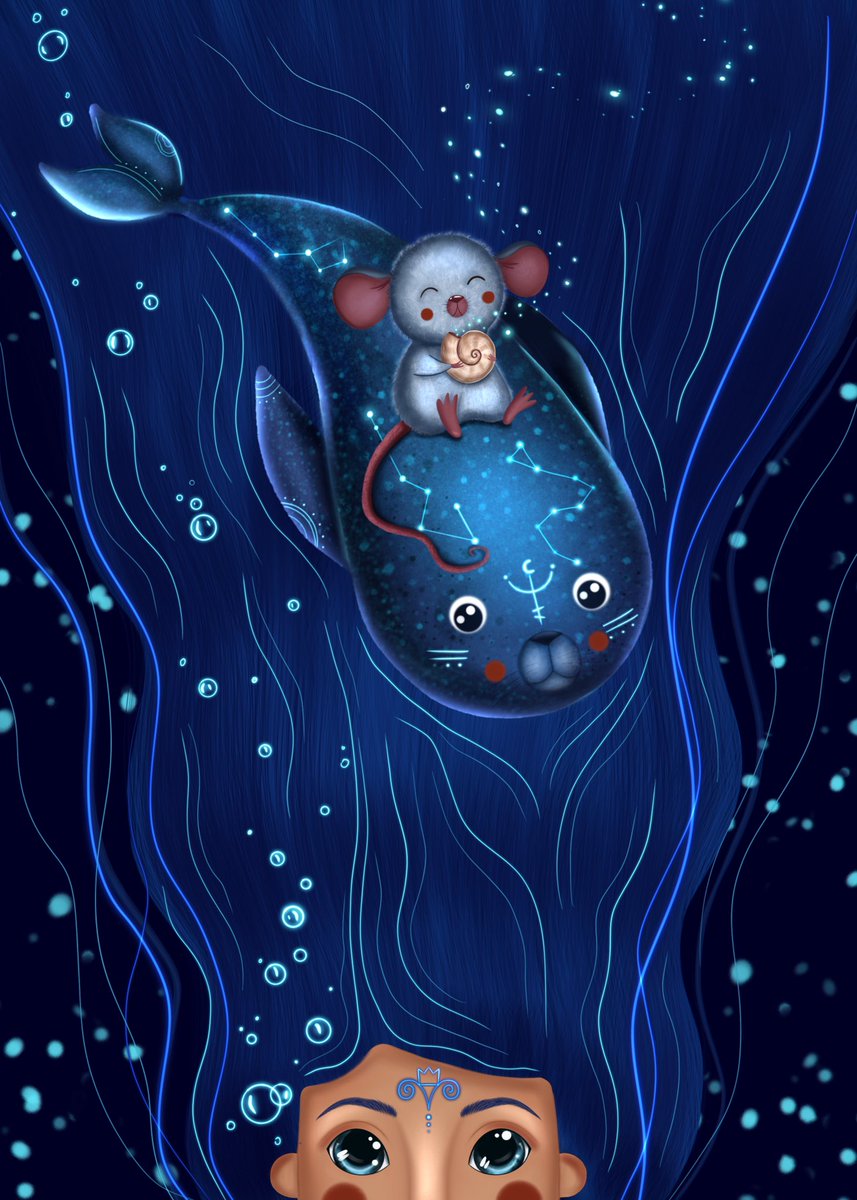 Hello friends! And here is my work for the "Song of the sea" contest from @lambherder_ 🐑 and <a href="/FantieSu/">FantieSu 🐭 Adventure Mice</a> 🐭