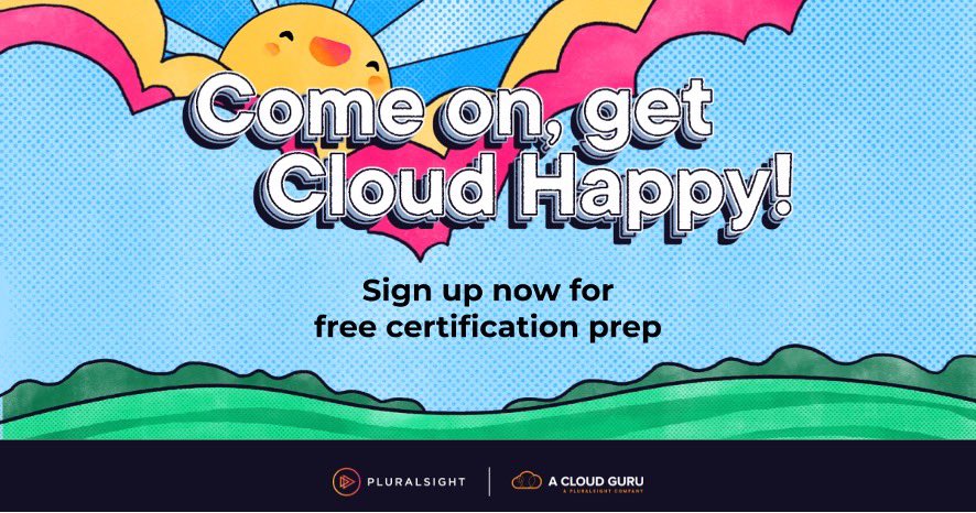 Move your career towards the biggest opportunity in tech, and do it for free! Get #CloudHappy today! We’re offering free access to certification prep on <a href="/pluralsight/">Pluralsight</a> &amp; <a href="/acloudguru/">A Cloud Guru | A Pluralsight Company</a> through Dec 31 🙌
plrsig.ht/3cw2CF0