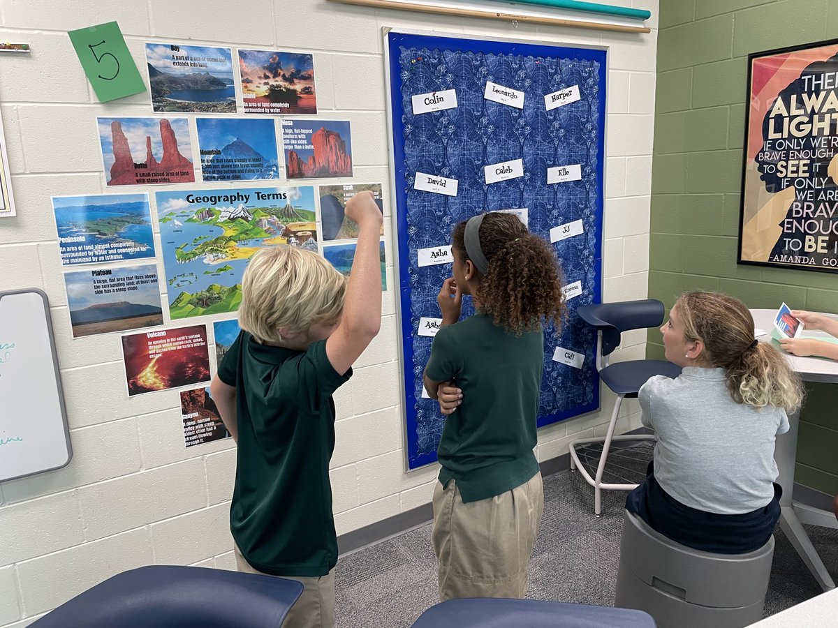 msjanack's tweet photo. Geography Vocabulary Stations. How do you act out an isthmus? #geographyteacher #handsonlearning #actitout https://t.co/cnFs0yXm8s