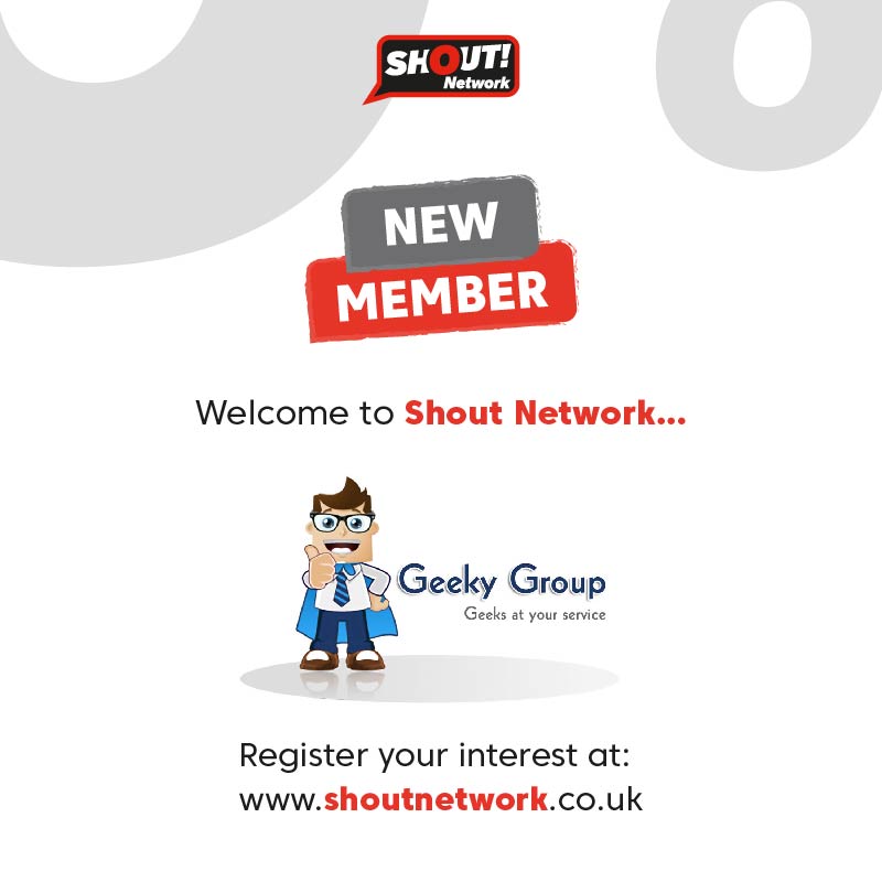 shoutnetwork's tweet photo. New Shout Network member announcement... 🥳

A huge welcome to the network, @GeekyGroup ! 🙌

To find out more about what they do, head over to: https://t.co/yB5GUfOPxg https://t.co/kTTU3HHuRm