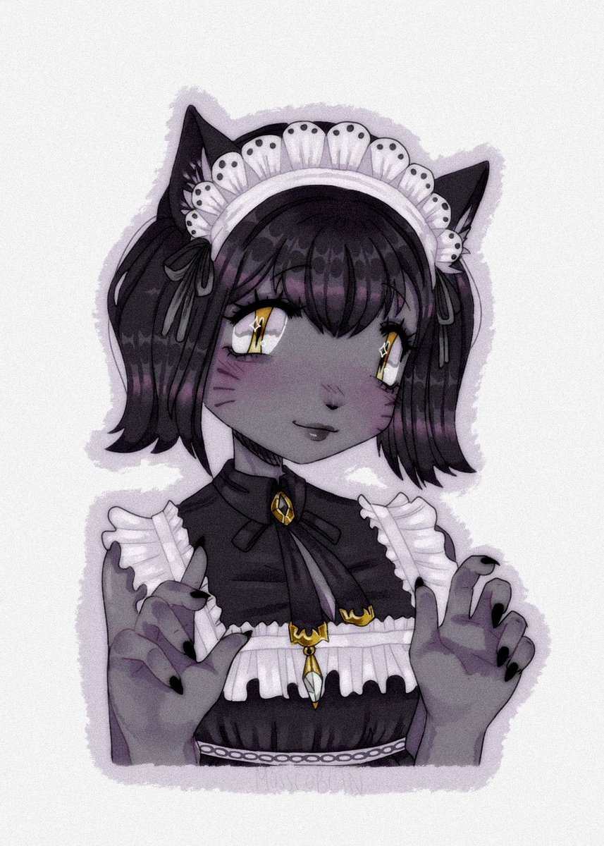 Ffxiv_AJa's tweet image. Xi by @caincore  🐈‍⬛ 

“Black as night, like a shadow now you see her now you don’t!” 🕯