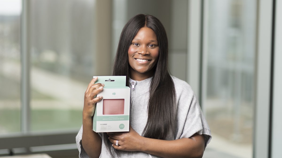 Returning to work is stressful for many new parents, and figuring out how to store pumped breast milk is just one of many concerns. In honor of #BreastfeedingAwarenessMonth, we wanted to share the story of Nickey Ramsey, a 2014 <a href="/PurdueSLHS/">Purdue Speech, Language, & Hearing Sciences (SLHS)</a> alumna.