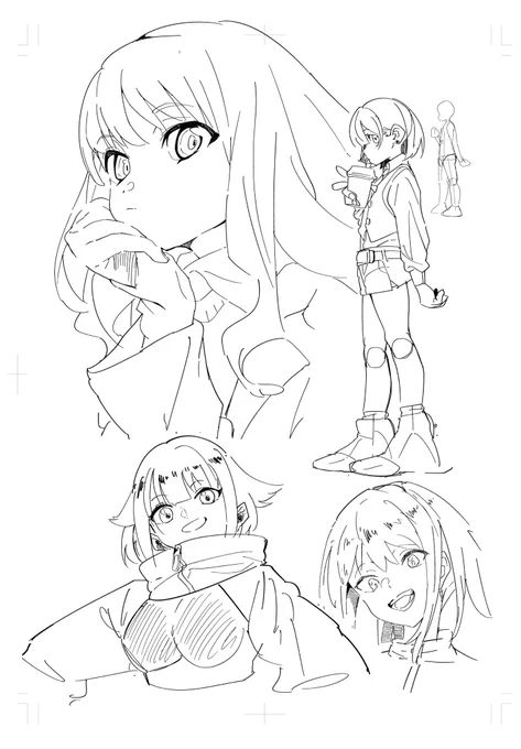 まちさん模写 