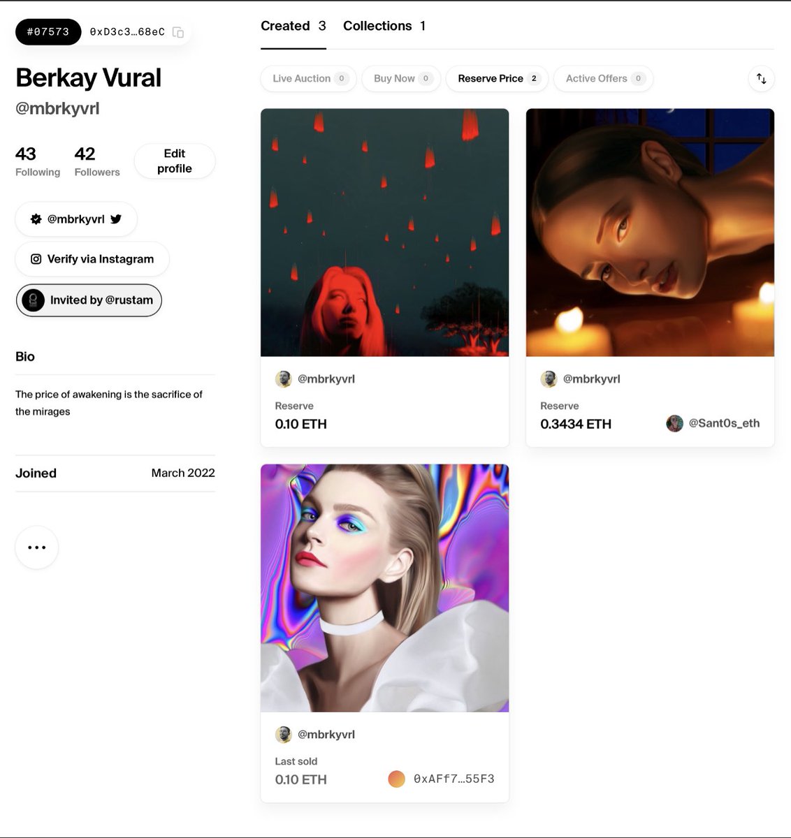 ⚡️ Sad Wish Lanterns 

⚡️ Reserve Price | 0.1 ETH

⚡️ Live on Foundation 

🔗 foundation.app/@mbrkyvrl/mbv/4