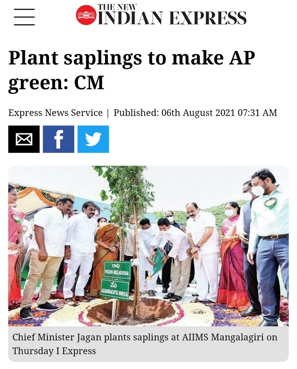 ahanthi's tweet photo. CM sir @ysjagan asking plant saplings to #AP green but here his followers are doing #cuttingtrees #30yearstree unnecessarily @AP_Panchayat Narasapuram need justice https://t.co/muMkDiSPfA