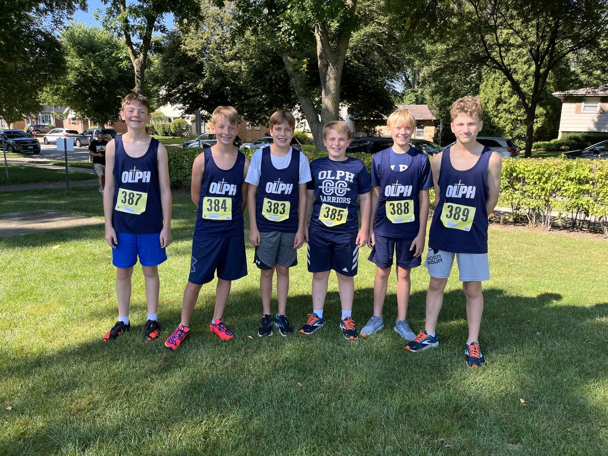 OLPHWarriors's tweet photo. Our cross country runners are off to a great start! Both our boys and girls had strong races at the Saint Viator Artman Classic meet on Saturday. Our boys finished 2nd overall! Congrats and GO Warriors! πββοΈπ #OLPHStrong https://t.co/rNs1RHghCg