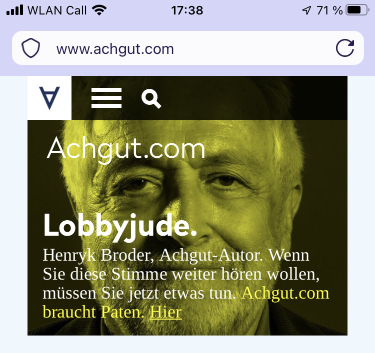 Achgut braucht Unterstützung! #achgut #FreeAchGut