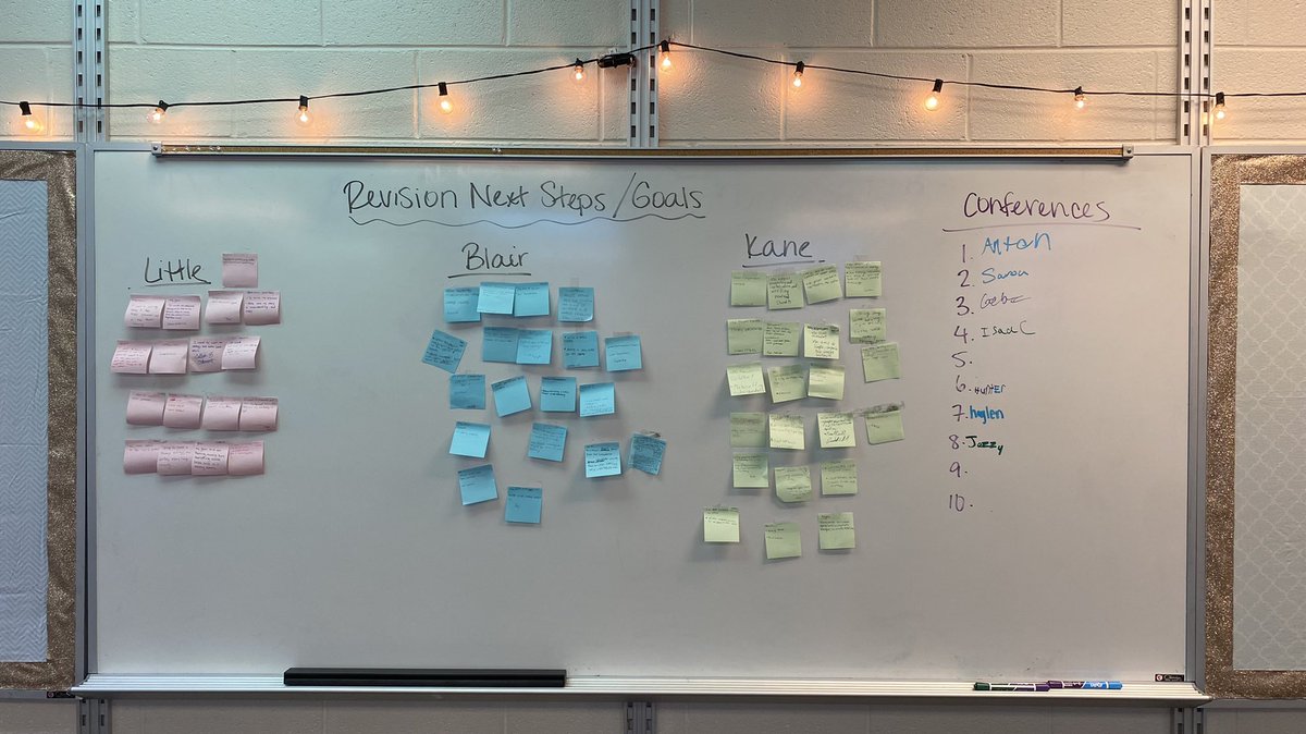 Starting the year annotating and goal setting for writing with our 8th graders  <a href="/jcityTNschools/">JohnsonCitySchools</a> in writing boot camp!! We set up writing conferences and are ready to show our growth this year! <a href="/MustLoveELA/">Lori Church, Ed.D.</a>