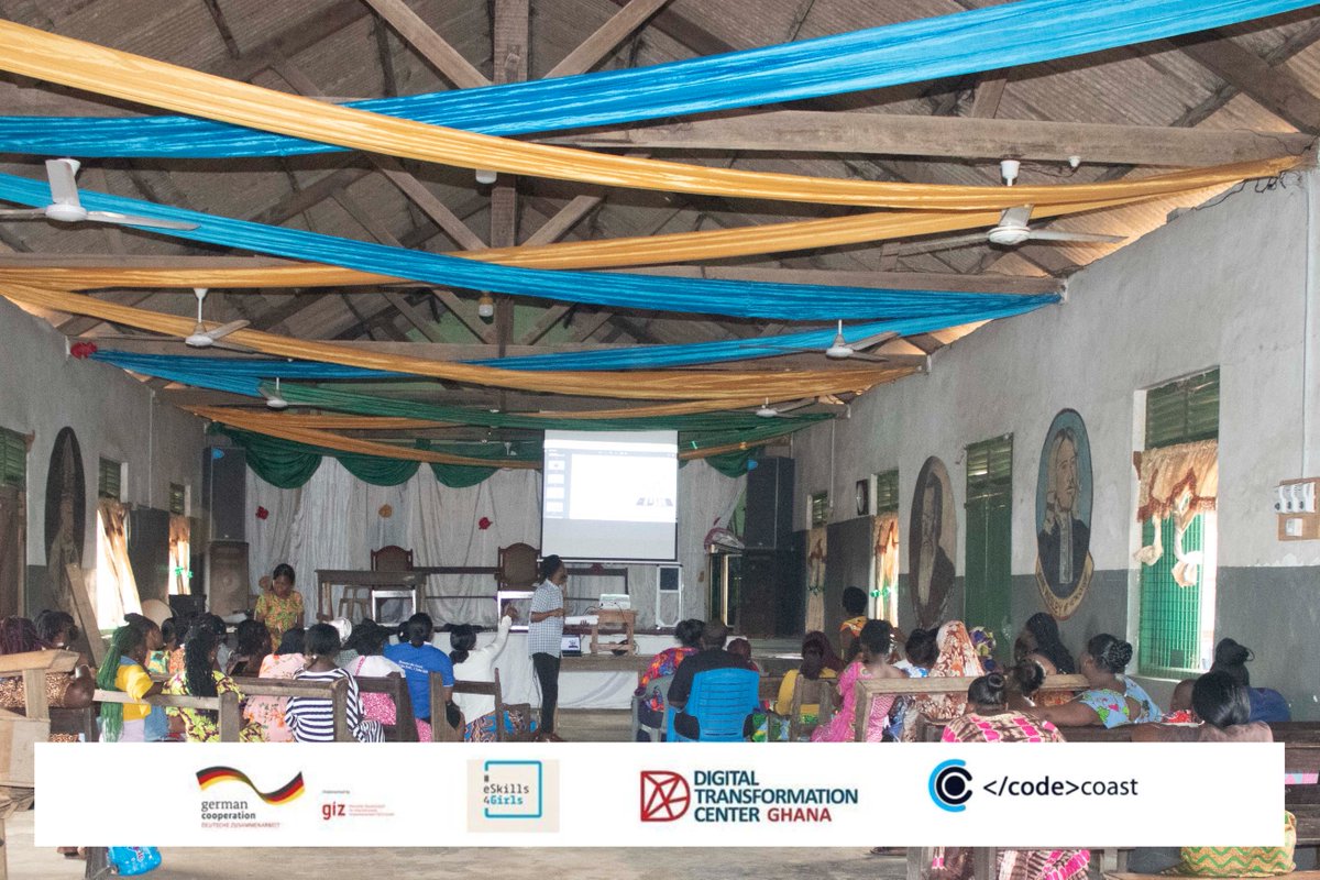 coast_code's tweet photo. #𝐞𝐒𝐤𝐢𝐥𝐥𝐬𝟒𝐆𝐢����𝐥𝐬 
Today trainees were taken through health and wellbeing to which they were able to navigate through the internet using smart phones
#GermanCooperation
#GIZ
#africanforesigntgroup
#digitaltransformationcenterghana
#eSkills4Girls
#codecoast https://t.co/kLc5ZNq98j
