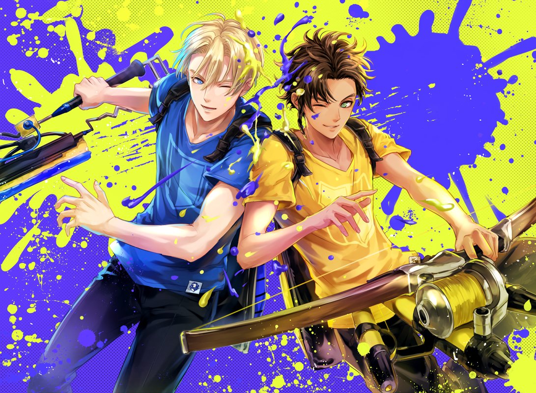 hksi1pin's tweet photo. スプラトゥーンごっこ https://t.co/4Gv5WxyW50