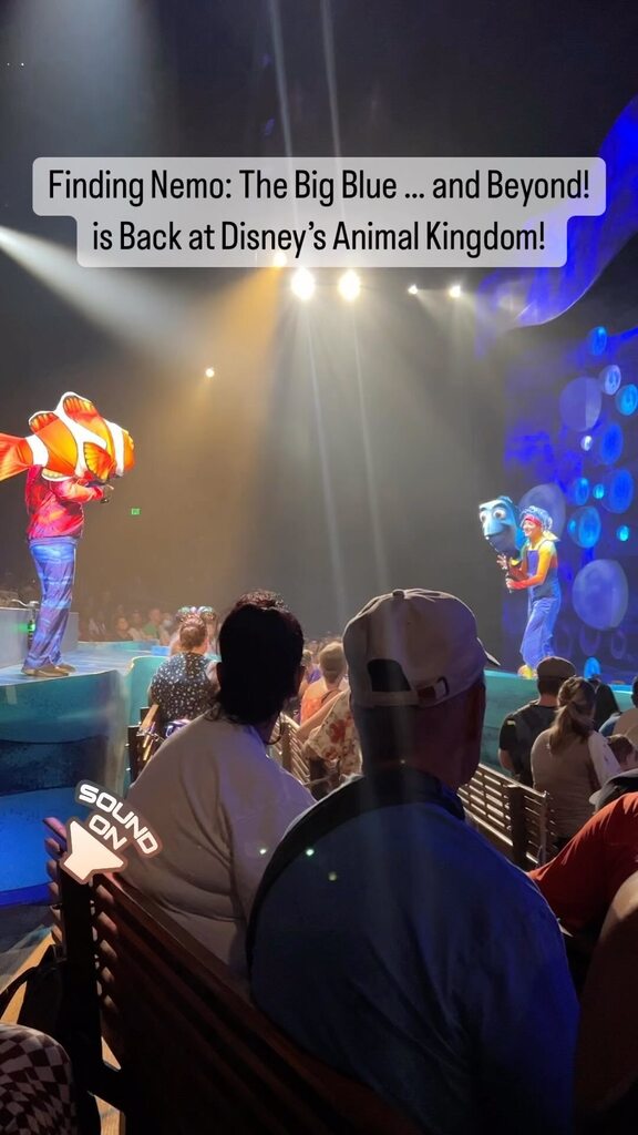 OurFLProject's tweet image. This show… 👨🏻‍🍳💋👌🏼
Of course we miss the extras that are now gone, but this Cast is just incredible! Are you a fan of the new incarnation of Finding Nemo The Musical? 

#findingnemo #disneysanimalkingdom #disneycastlife #dvcmember #disneyparks #disneyree… instagr.am/reel/Ch44Uhuov…