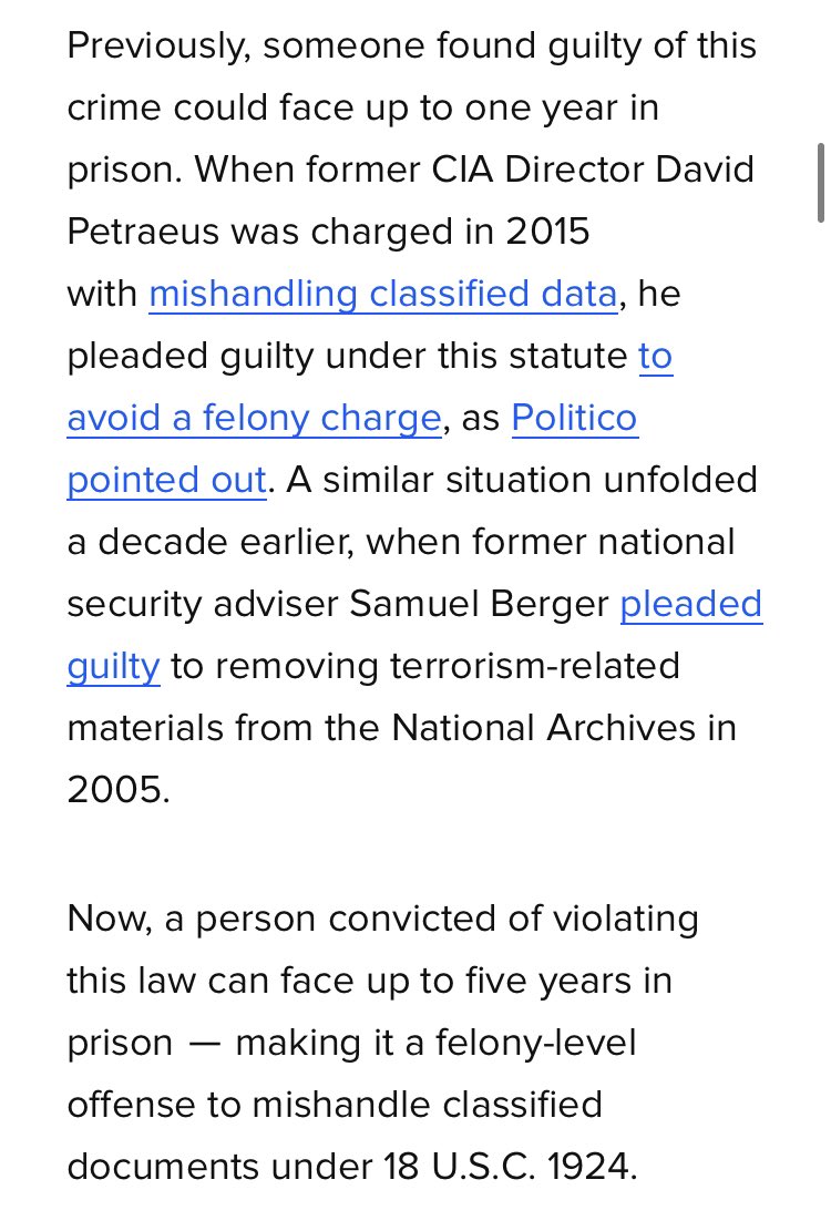 deebee52's tweet image. Shh. Trump is a former president who stole #TopSecretDocuments #AtomicSecrets.He knew better👇🏻
He _refused_ to return them when instructed &amp;amp; allowed access to them.
He pulled a Rosenberg &amp;amp; will face the consequences.
In turn,that PROTECTS every single law abiding &amp;amp; free American.