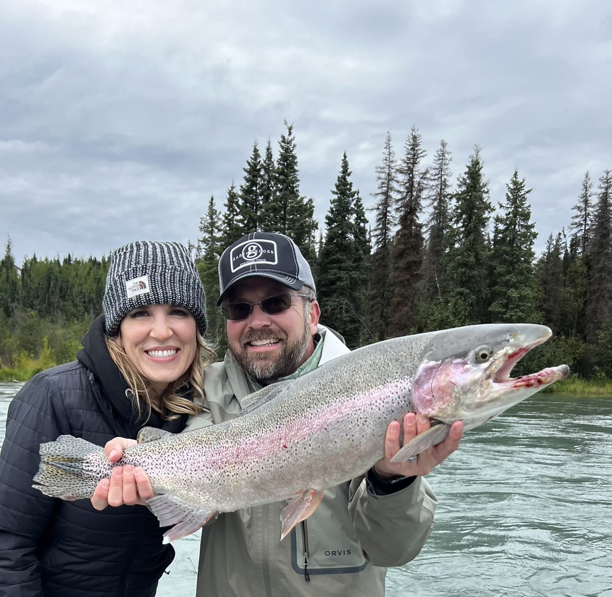 Just got home from fishing the Kenai River in Alaska. My bride caught the trophy fish. 32” rainbow trout.