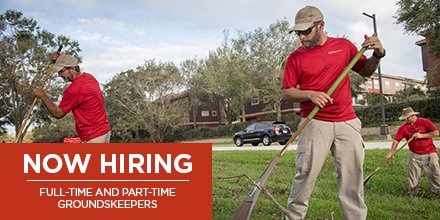 ValenciaJobs's tweet photo. We're #hiring 2 full-time and 2 part-time #Groundkeepers to perform #landscape and #hardscape maintenance on our West Campus. Apply by Sunday, September 4: https://t.co/QCKVTtj7s8 https://t.co/pzUgfeM3ZI