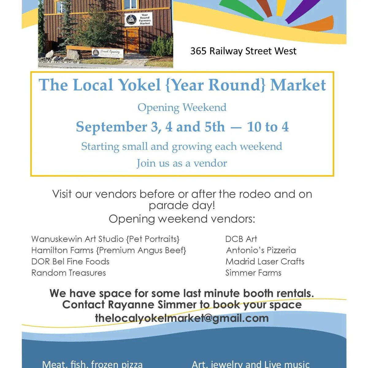 Visit Cochrane AB newest Market Sept 3, 4 and 5th. The Town will be full of things to do. Pancake breakfast, rodeo, parade, several markets. I will be a vendor featuring my pet portraits.