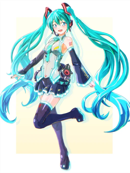 過去絵ですまんぬ #初音ミク誕生祭2022 #初音ミク15th 