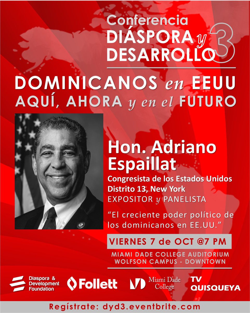 ferncave's tweet photo. No se pierdan esta conferencia sobre Diaspora y Desarrollo, este 7 de octubre en Miami, FL. https://t.co/tGamz1pUNq Diaspora &amp; Development Foundation Rodolfo R. Pou #diaspora #desarrollo https://t.co/q2QwHkxAi4