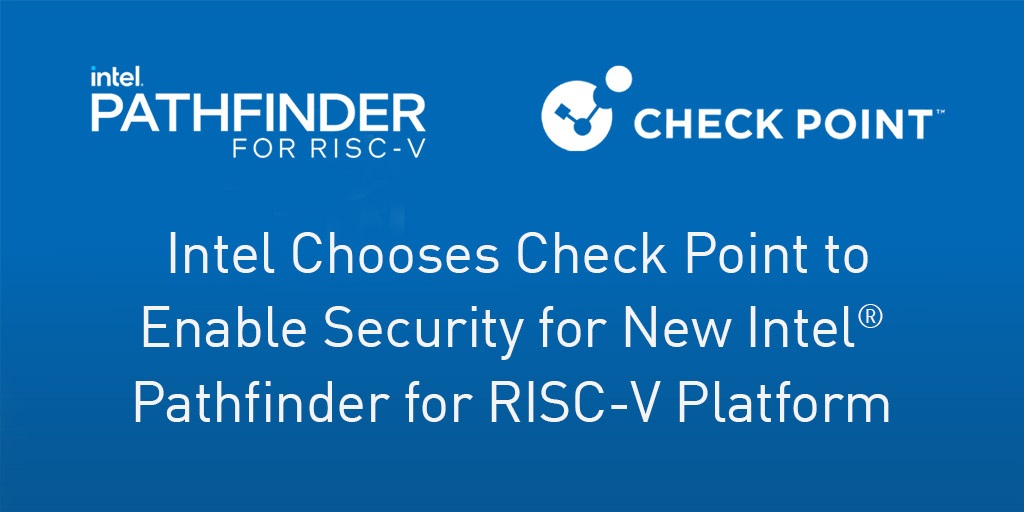 CheckPointSW's tweet photo. #BREAKING Check Point Quantum IoT Protect Nano Agent will be available within the new @Intel platform for IoT device developers, Intel® Pathfinder for RISC-V. See how #cybersecurity and #IoT device design go hand-in-hand with this #collaboration, here: https://t.co/MVU5pwgcHG https://t.co/SJzqdDYzNs