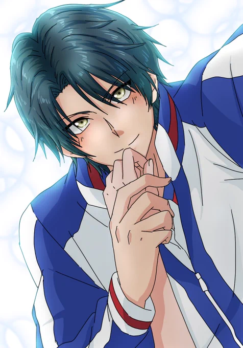 「そんな顔真っ赤にしてどうしたの?昔みたいに可愛いって撫でてもいいよ」 #tnprプラス  #テニプリプラス 3年生になったりょまくん(に見えるかな)に無限の可能性を感じるバチバチにかっこいいやつとのリクでしたが...これで大丈夫かなリクありがとうございました!! 