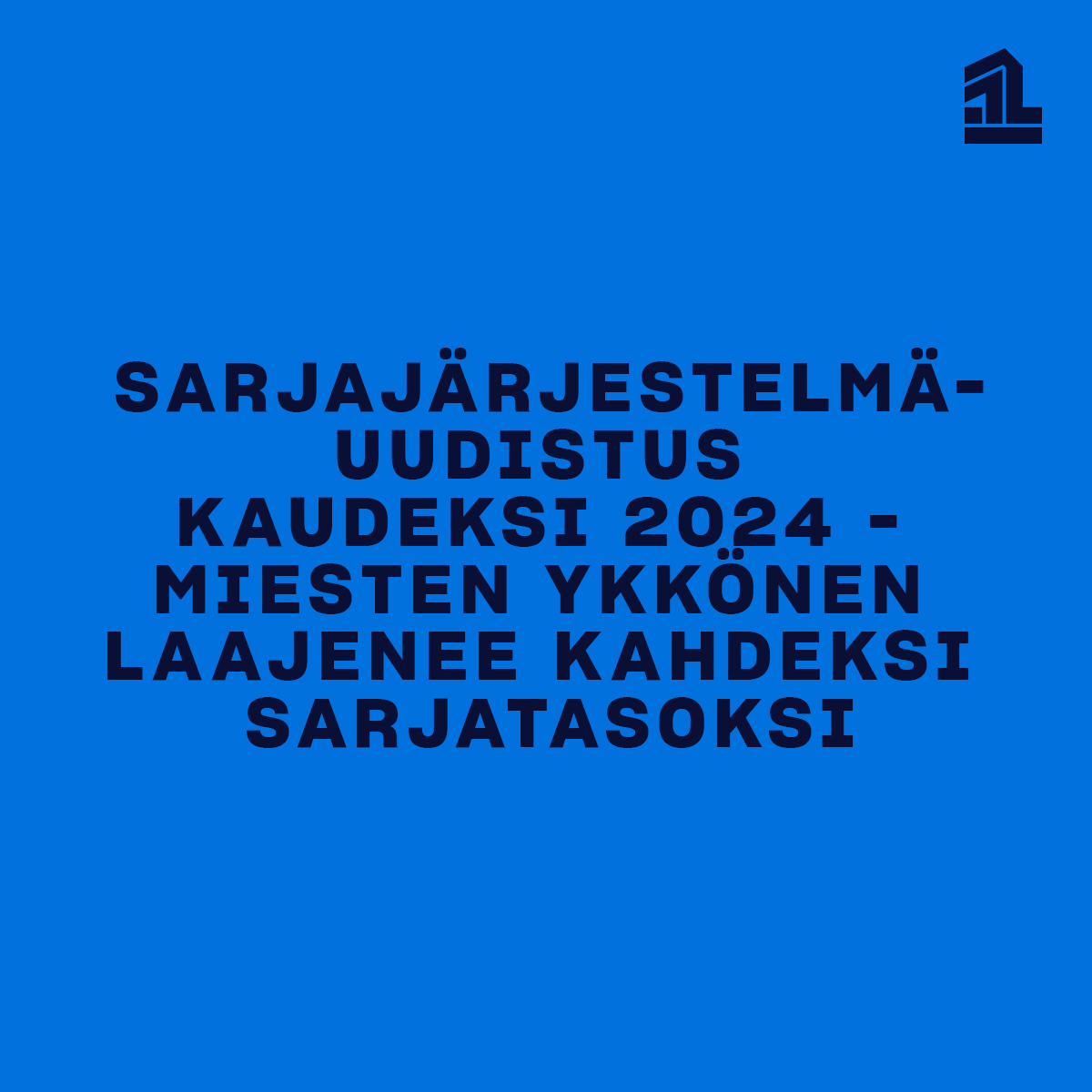 ykkosliiga's tweet photo. Miesten jalkapallon sarjajärjestelmään tehdään merkittävä uudistus kaudeksi 2024. Nykyisen Ykkösen joukkueen joukkuemäärä palaa kymmeneen, ja nykyisen Ykkösen ja Kakkosen väliin tulee uusi valtakunnallinen sarja, jossa pelaa 12 joukkuetta.

Lue lisää. ⤵️

https://t.co/DFagb41s2P https://t.co/h3WjDRVwvM