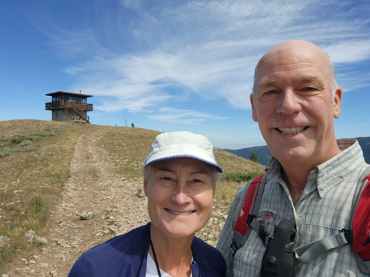 GovGianforte's tweet image. In advance of the snow flying, Susan and I packed in some hiking and time on the river over the weekend.