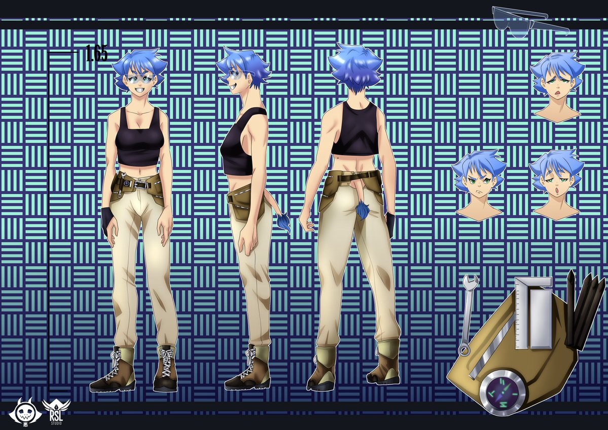 StudioRsl's tweet photo. Alizhi, a genius with multiple gifts ⚙️🔧|| REFERENCE SHEET

🎨by: Akuma [Open Commissions 📩]
-
#originalart #originalcharacter #fantasy #artista https://t.co/69XZiyz83I