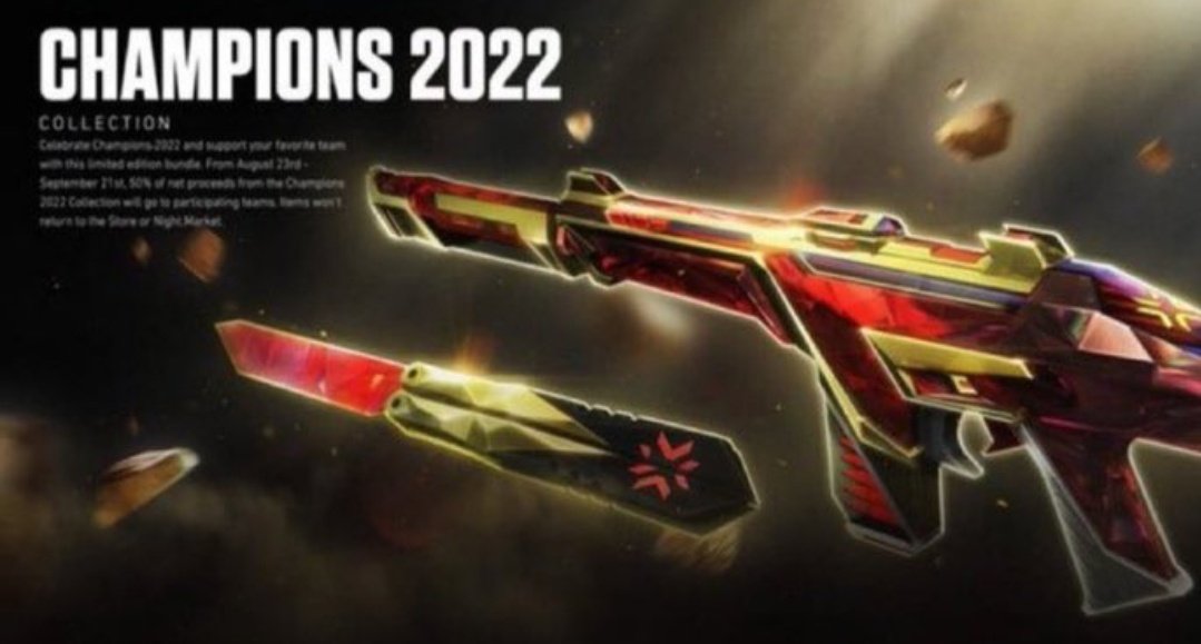 zeckrofn's tweet photo. 🏆CHAMPIONS 2022 GIVEAWAY🏆

TO ENTER:
✅Follow
@zeckrofn
✅Like and RT 
✅ X1 WINNER WILL BE SELECTED.

Winner will be announced, 06/09/22 GL!  
#VALORANT #VALORANTChampions    #VALORANTChampions https://t.co/K1x1oot1QI
